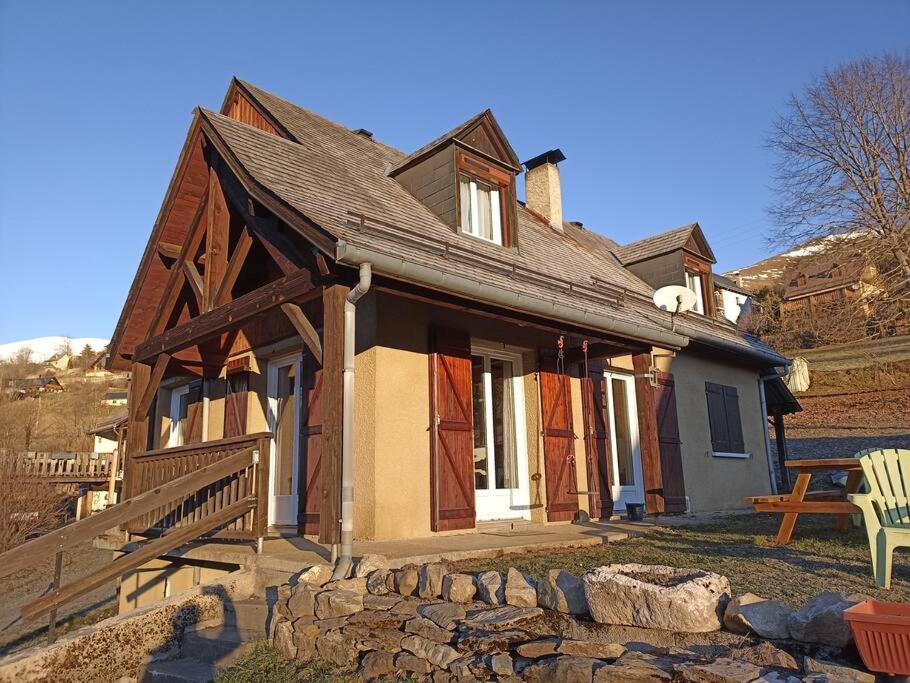 Maison De Montagne Au Calme Avec Cheminee Poubeau Exterior photo